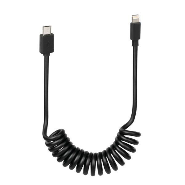 Lampa ΚΑΛΩΔΙΟ ΦΟΡΤΙΣΗΣ ΚΙΝΗΤΟΥ E-BIKE SPRING MICRO USB- APPLE 8 PIN ΣΠΙΡΑΛ 25-100cm