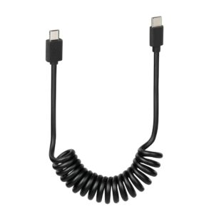 Lampa ΚΑΛΩΔΙΟ ΦΟΡΤΙΣΗΣ E-BIKE SPRING MICRO USB-TYPE-C ΣΠΙΡΑΛ 25-100cm