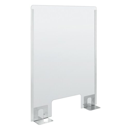 Lampa ΠΡΟΣΤΑΤΕΥΤΙΚΟ ΔΙΑΧΩΡΙΣΤΙΚΟ ΤΖΑΜΙ PLEXIGLASS 3mm 66x96cm ΜΕ ΤΡΥΠΑ ΚΑΙ ΒΑΣΕΙΣ ΣΤΗΡΙΞΗΣ ΑΛΟΥΜΙΝΙΟΥ