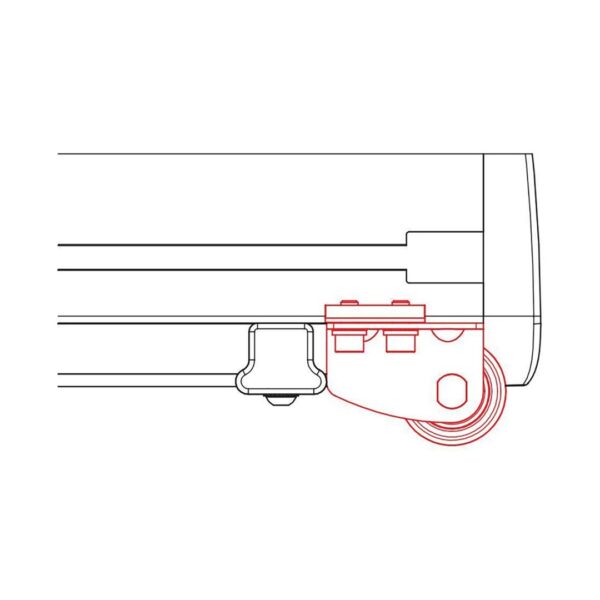 Nordrive ROLLER ΦΟΡΤΩΣΗΣ ΓΙΑ ΣΧΑΡΑ KARGO RACK KRS REAR ROLLER (ΣΙΔΗΡΟ) R180 180cm NORDRIVE - 1 ΤΕΜ. - Image 4