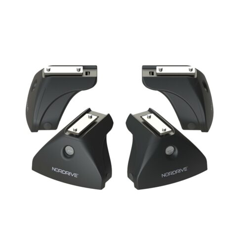 Nordrive ΣΤΑΝΤΑΡ ΠΟΔΙ ΜΕ ΚΑΠΑΚΙΑ ΚΑΙ ΚΛΕΙΔΑΡΙΑ  EVOS LP LOW PROFILE (111x 70mm ) ΧΑΜΗΛΟ ΠΡΟΦΙΛ NORDRIVE – 4 ΤΕΜ.