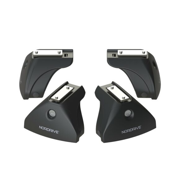 Nordrive ΣΤΑΝΤΑΡ ΠΟΔΙ ΜΕ ΚΑΠΑΚΙΑ ΚΑΙ ΚΛΕΙΔΑΡΙΑ  EVOS LP LOW PROFILE (111x 70mm ) ΧΑΜΗΛΟ ΠΡΟΦΙΛ NORDRIVE - 4 ΤΕΜ.