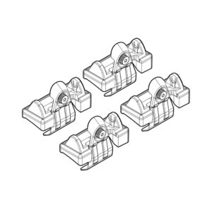 Nordrive ΑΚΡΑ ΓΙΑ ΜΠΑΡΕΣ NORDRIVE ΓΙΑ VW FOX 3D 05/05-09/11 KIT