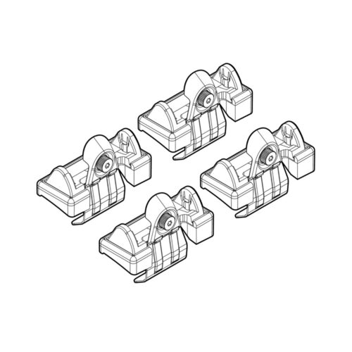 Nordrive ΑΚΡΑ ΓΙΑ ΜΠΑΡΕΣ NORDRIVE ΓΙΑ VW FOX 3D 05/05-09/11 KIT