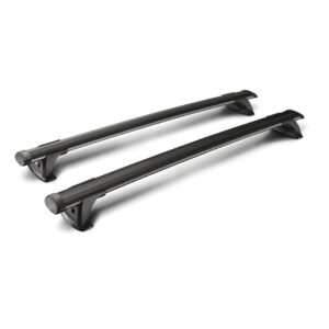 YAKIMA ΜΠΑΡΕΣ ΟΡΟΦΗΣ ΑΛΟΥΜΙΝΙΟΥ ΜΑΥΡΗ THROUGH BAR STANDARD 109cm ΜΕ ΚΛΕΙΔΙ - 2 TEM.