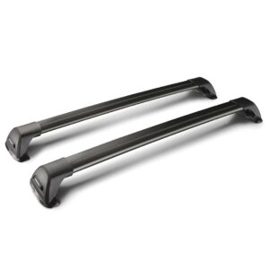 YAKIMA ΜΠΑΡΕΣ ΟΡΟΦΗΣ ΑΛΟΥΜΙΝΙΟΥ ΜΑΥΡΗ YAKIMA FLUSH MIXED 80+85cm 2ΤΕΜ. ΜΕ ΚΛΕΙΔΙ