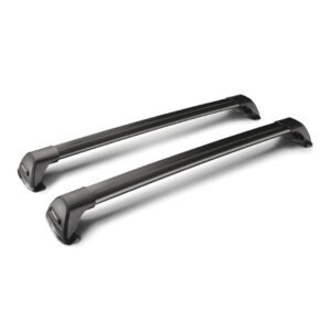 YAKIMA ΜΠΑΡΕΣ ΟΡΟΦΗΣ ΑΛΟΥΜΙΝΙΟΥ ΜΑΥΡΗ YAKIMA FLUSH MIXED 90+95cm ΜΕ ΚΛΕΙΔΙ - 2 TEM.