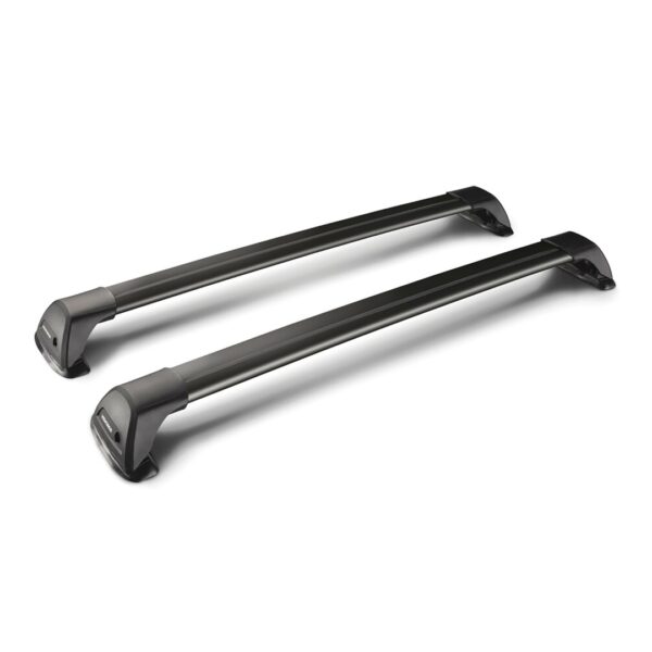 YAKIMA ΜΠΑΡΕΣ ΟΡΟΦΗΣ ΑΛΟΥΜΙΝΙΟΥ ΜΑΥΡΗ YAKIMA FLUSH MIXED 90+95cm ΜΕ ΚΛΕΙΔΙ - 2 TEM.