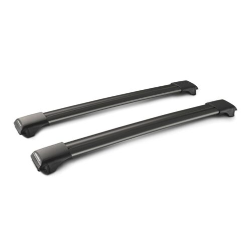 YAKIMA ΜΠΑΡΕΣ ΟΡΟΦΗΣ ΑΛΟΥΜΙΝΙΟΥ ΜΑΥΡΗ RAIL BAR STANDARD 73cm ΜΕ ΚΛΕΙΔΙ – 2 TEM.