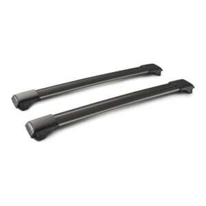 YAKIMA ΜΠΑΡΕΣ ΟΡΟΦΗΣ ΑΛΟΥΜΙΝΙΟΥ ΜΑΥΡΗ RAIL BAR STANDARD 97cm ΜΕ ΚΛΕΙΔΙ - 2 TEM.