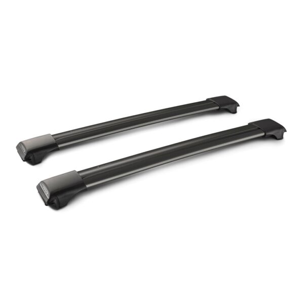 YAKIMA ΜΠΑΡΕΣ ΟΡΟΦΗΣ ΑΛΟΥΜΙΝΙΟΥ ΜΑΥΡΗ RAIL BAR STANDARD 103cm ΜΕ ΚΛΕΙΔΙ - 2 TEM.
