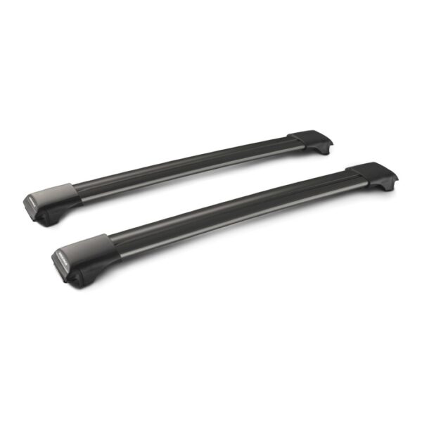 YAKIMA ΜΠΑΡΕΣ ΟΡΟΦΗΣ ΑΛΟΥΜΙΝΙΟΥ ΜΑΥΡΗ RAIL BAR MIXED 79+85cm 2ΤΕΜ. ΜΕ ΚΛΕΙΔΙ