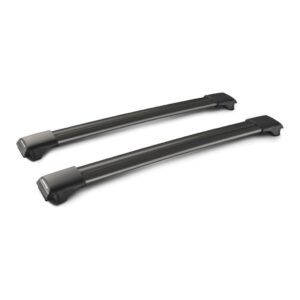 YAKIMA ΜΠΑΡΕΣ ΟΡΟΦΗΣ ΑΛΟΥΜΙΝΙΟΥ ΜΑΥΡΗ RAIL BAR MIXED 85+91cm 2ΤΕΜ. ΜΕ ΚΛΕΙΔΙ