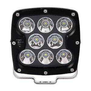 M-Tech ΠΡΟΒΟΛΕΑΣ ΟΔΗΓΗΣΗΣ LED DRIVING LIGHTS  ΜΑΥΡΟΣ 10-32V 80W 5600lm 8 CREE LED ΤΕΤΡΑΓΩΝΟΣ (130 x 130 x 86 mm) M-TECH