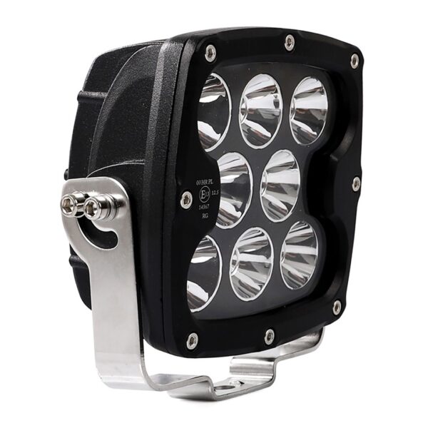 M-Tech ΠΡΟΒΟΛΕΑΣ ΟΔΗΓΗΣΗΣ LED DRIVING LIGHTS  ΜΑΥΡΟΣ 10-32V 80W 5600lm 8 CREE LED ΤΕΤΡΑΓΩΝΟΣ (130 x 130 x 86 mm) M-TECH - Image 3