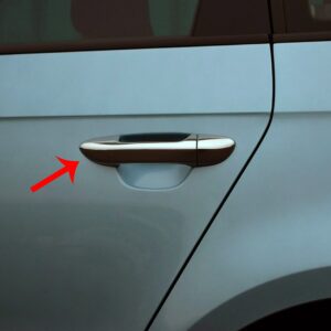S-dizayn ΧΕΡΟΥΛΙΑ ΠΟΡΤΑΣ ΓΙΑ VW PASSAT 4D 2005-2011  ΧΡΩΜΙΟ ΜΕΤΑΛΛΙΚΑ