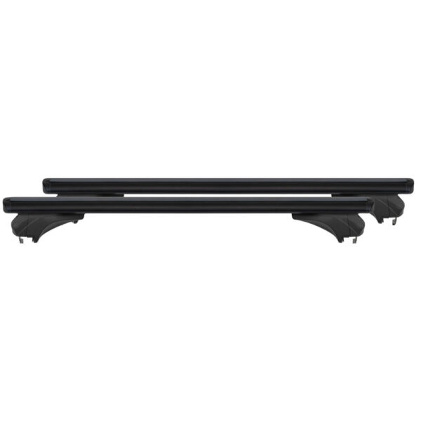 MENABO ΜΠΑΡΕΣ ΑΛΟΥΜΙΝΙΟΥ SONIC BLACK 120cm ΣΕ ΜΑΥΡΟ ΧΡΩΜΑ ΓΙΑ ΟΡΟΦΗ ΜΕ FLUSH ΚΑΙ RAISED RAILS MENABO - 2 ΤΕΜ.