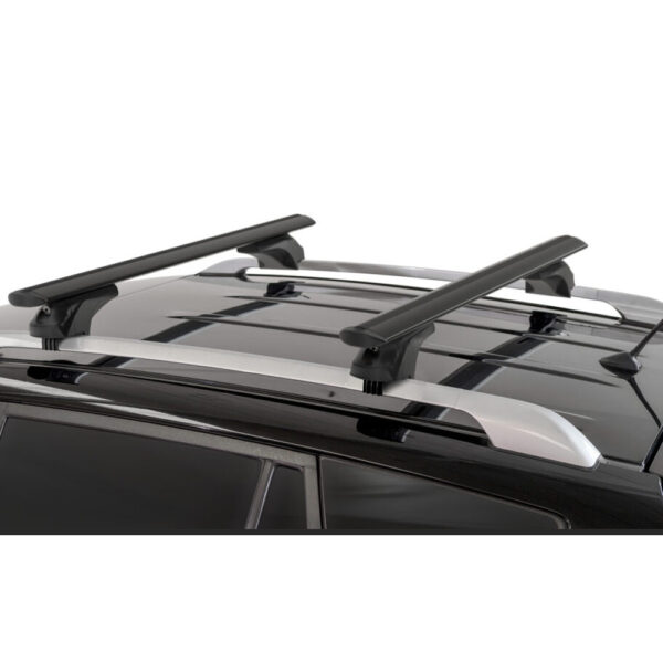 MENABO ΜΠΑΡΕΣ ΑΛΟΥΜΙΝΙΟΥ SONIC BLACK 120cm ΣΕ ΜΑΥΡΟ ΧΡΩΜΑ ΓΙΑ ΟΡΟΦΗ ΜΕ FLUSH ΚΑΙ RAISED RAILS MENABO - 2 ΤΕΜ. - Image 3
