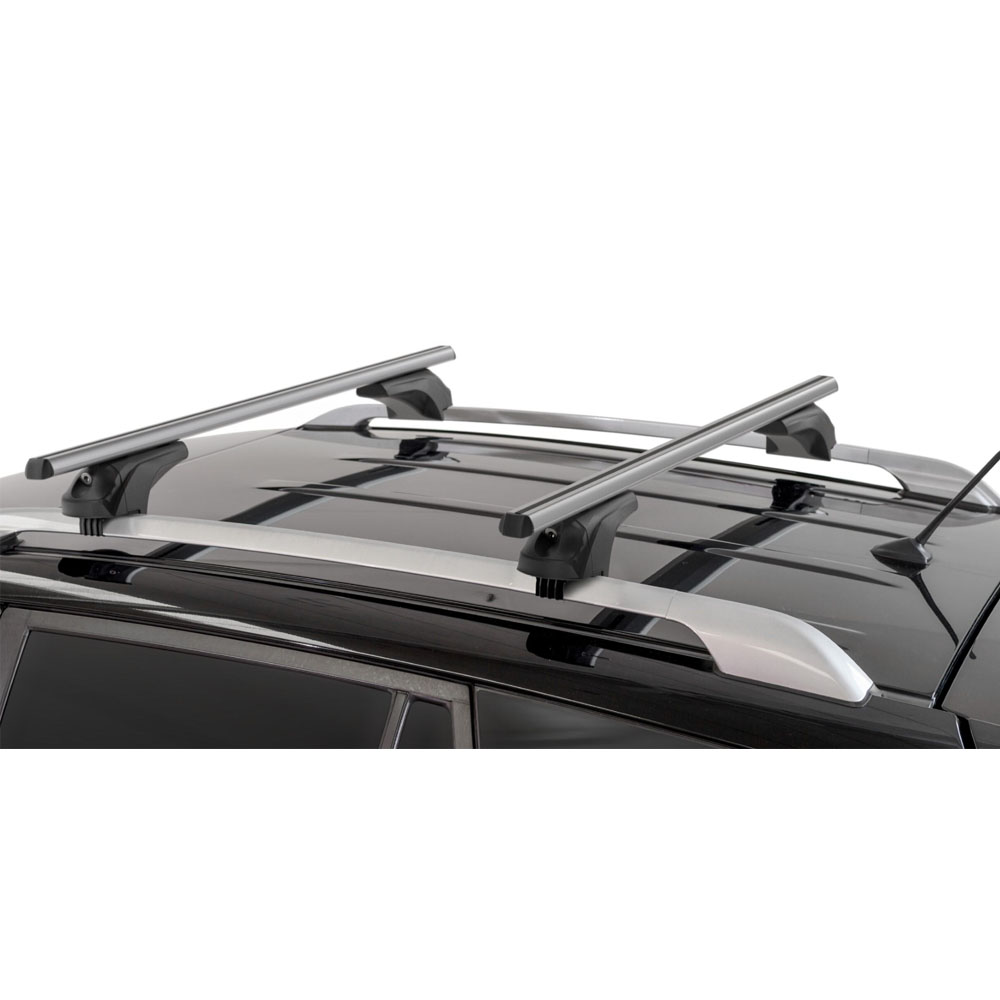 MENABO ΜΠΑΡΕΣ ΑΛΟΥΜΙΝΙΟΥ ARIEM XL 131,5 cm ΣΕ ΑΣΗΜΙ ΧΡΩΜΑ ΓΙΑ ΟΡΟΦΗ ΜΕ FLUSH ΚΑΙ RAISED RAILS MENABO - 2 ΤΕΜ. - Image 3