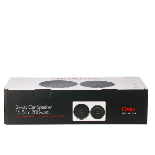 Osio ΗΧΕΙΑ 2 ΔΡΟΜΩΝ 6,5inc 165mm ΣΤΡΟΓΓΥΛΑ 200W 86dB OSIO - 2 ΤΕΜ. - Image 4