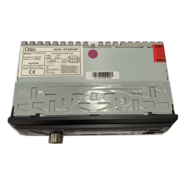 Osio RADIO 1 DIN DUAL USB/FM/MSD/MP3/WMA/BLUETOOTH 200W ΜΕ ΕΠΙΛΟΓΗ ΦΩΤΙΣΜΟΥ 7 ΧΡΩΜΑΤΩΝ & ΧΕΙΡΙΣΤΗΡΙΟ OSIO - 1 τεμ. - Image 2