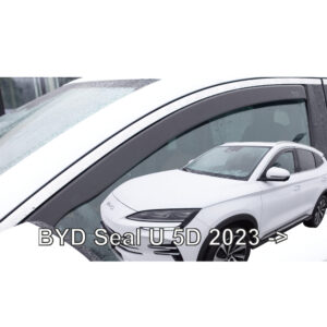 Heko ΑΝΕΜΟΘΡΑΥΣΤΕΣ ΓΙΑ BYD SEAL U 5D 2023+ ΖΕΥΓΑΡΙ ΑΠΟ ΕΥΚΑΜΠΤΟ ΦΙΜΕ ΠΛΑΣΤΙΚΟ HEKO - 2 ΤΕΜ.