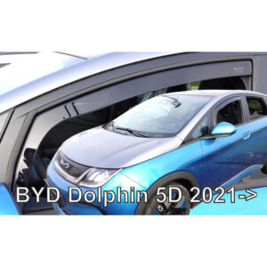 Heko ΑΝΕΜΟΘΡΑΥΣΤΕΣ ΓΙΑ BYD DOLPHIN 5D 2021+ ΖΕΥΓΑΡΙ ΑΠΟ ΕΥΚΑΜΠΤΟ ΦΙΜΕ ΠΛΑΣΤΙΚΟ HEKO - 2 ΤΕΜ.