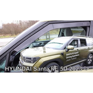 Heko ΑΝΕΜΟΘΡΑΥΣΤΕΣ ΓΙΑ HYUNDAI SANTA FE V 5D 2023+ ΖΕΥΓΑΡΙ ΑΠΟ ΕΥΚΑΜΠΤΟ ΦΙΜΕ ΠΛΑΣΤΙΚΟ HEKO - 2 ΤΕΜ
