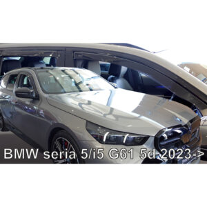 Heko ΑΝΕΜΟΘΡΑΥΣΤΕΣ ΓΙΑ BMW ΣΕΙΡΑ 5 / I5 G61 5D TOURING 2023+ ΣΕΤ ΑΥΤΟΚΙΝΗΤΟΥ ΑΠΟ ΕΥΚΑΜΠΤΟ ΦΙΜΕ ΠΛΑΣΤΙΚΟ HEKO - 4 ΤΕΜ.