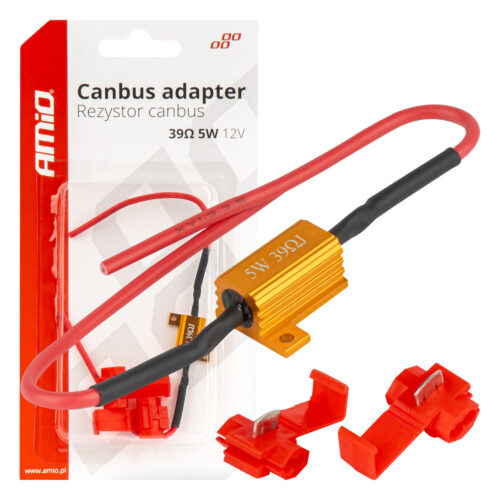 Amio ΑΝΤΙΣΤΑΣΗ CAN-BUS 12V 5W 39Ω (CANCELLER) AMIO – 1 τεμ.