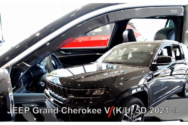 Heko ΑΝΕΜΟΘΡΑΥΣΤΕΣ ΓΙΑ JEEP GRAND CHEROKEE WL 5D 2021+ ΣΕΤ ΑΥΤΟΚΙΝΗΤΟΥ ΑΠΟ ΕΥΚΑΜΠΤΟ ΦΙΜΕ ΠΛΑΣΤΙΚΟ HEKO - 4 ΤΕΜ.