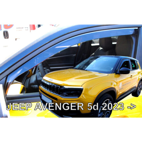 Heko ΑΝΕΜΟΘΡΑΥΣΤΕΣ ΓΙΑ JEEP AVENGER 5D 2023+ ΣΕΤ ΑΥΤΟΚΙΝΗΤΟΥ ΑΠΟ ΕΥΚΑΜΠΤΟ ΦΙΜΕ ΠΛΑΣΤΙΚΟ HEKO – 4 ΤΕΜ.
