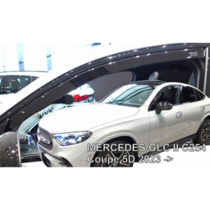 Heko ΑΝΕΜΟΘΡΑΥΣΤΕΣ ΓΙΑ MERCEDES GLC COUPE II C254 5D 2023+ ΖΕΥΓΑΡΙ ΑΠΟ ΕΥΚΑΜΠΤΟ ΦΙΜΕ ΠΛΑΣΤΙΚΟ HEKO - 2 ΤΕΜ.