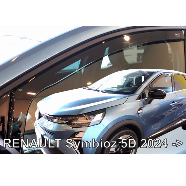 Heko ΑΝΕΜΟΘΡΑΥΣΤΕΣ ΓΙΑ RENAULT SYMBIOZ 5D 2024+ ΖΕΥΓΑΡΙ ΑΠΟ ΕΥΚΑΜΠΤΟ ΦΙΜΕ ΠΛΑΣΤΙΚΟ HEKO - 2 ΤΕΜ.