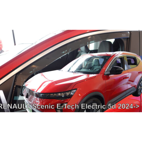 Heko ΑΝΕΜΟΘΡΑΥΣΤΕΣ ΓΙΑ RENAULT SCENIC E-TECH ΗΛΕΚΤΡΙΚΟ 5D 2024+ ΖΕΥΓΑΡΙ ΑΠΟ ΕΥΚΑΜΠΤΟ ΦΙΜΕ ΠΛΑΣΤΙΚΟ HEKO – 2 ΤΕΜ.