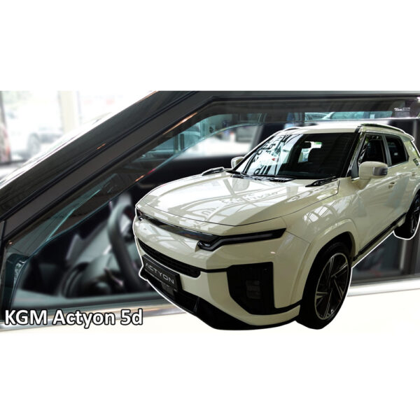 Heko ΑΝΕΜΟΘΡΑΥΣΤΕΣ ΓΙΑ KGM ACTYON 5D 2024+ ΖΕΥΓΑΡΙ ΑΠΟ ΕΥΚΑΜΠΤΟ ΦΙΜΕ ΠΛΑΣΤΙΚΟ HEKO - 2 ΤΕΜ.