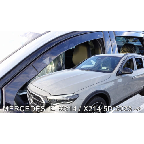 Heko ΑΝΕΜΟΘΡΑΥΣΤΕΣ ΓΙΑ MERCEDES E-KLAS S214 5D/X214 ALL-TERRAIN 5D 2023+ ΣΕΤ ΑΥΤΟΚΙΝΗΤΟΥ ΑΠΟ ΕΥΚΑΜΠΤΟ ΦΙΜΕ ΠΛΑΣΤΙΚΟ HEKO – 4 ΤΕΜ