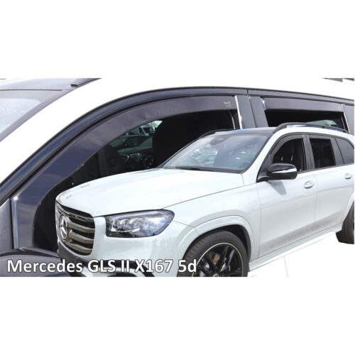 Heko ΑΝΕΜΟΘΡΑΥΣΤΕΣ ΓΙΑ MERCEDES GLS X167 5D 2019+ ΣΕΤ ΑΥΤΟΚΙΝΗΤΟΥ ΑΠΟ ΕΥΚΑΜΠΤΟ ΦΙΜΕ ΠΛΑΣΤΙΚΟ HEKO – 4 ΤΕΜ