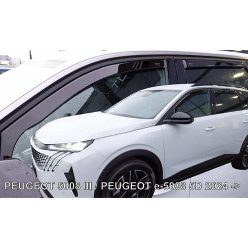 Heko ΑΝΕΜΟΘΡΑΥΣΤΕΣ ΓΙΑ PEUGEOT 5008 III 5D 2204+ / E-5008 III 5D 2024+ ΣΕΤ ΑΥΤΟΚΙΝΗΤΟΥ ΑΠΟ ΕΥΚΑΜΠΤΟ ΦΙΜΕ ΠΛΑΣΤΙΚΟ HEKO – 4 ΤΕΜ.