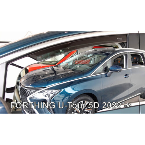 Heko ΑΝΕΜΟΘΡΑΥΣΤΕΣ ΓΙΑ FORTHING U-TOUR 5D 2022+ ΣΕΤ ΑΥΤΟΚΙΝΗΤΟΥ ΑΠΟ ΕΥΚΑΜΠΤΟ ΦΙΜΕ ΠΛΑΣΤΙΚΟ HEKO – 4 ΤΕΜ.