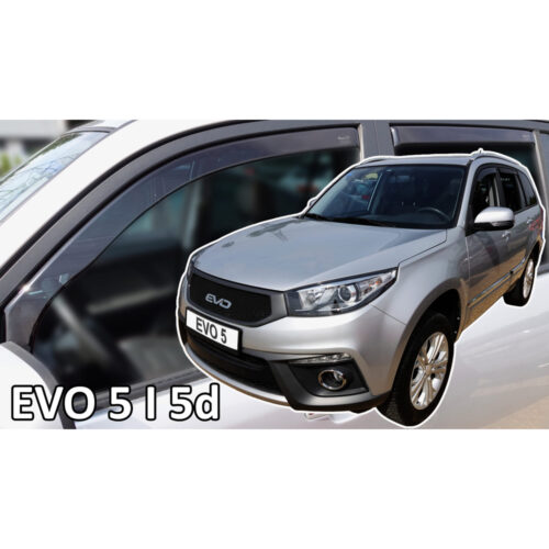 Heko ΑΝΕΜΟΘΡΑΥΣΤΕΣ ΓΙΑ EVO 5 5D 2020-2022 ΣΕΤ ΑΥΤΟΚΙΝΗΤΟΥ ΑΠΟ ΕΥΚΑΜΠΤΟ ΦΙΜΕ ΠΛΑΣΤΙΚΟ HEKO – 4 ΤΕΜ.