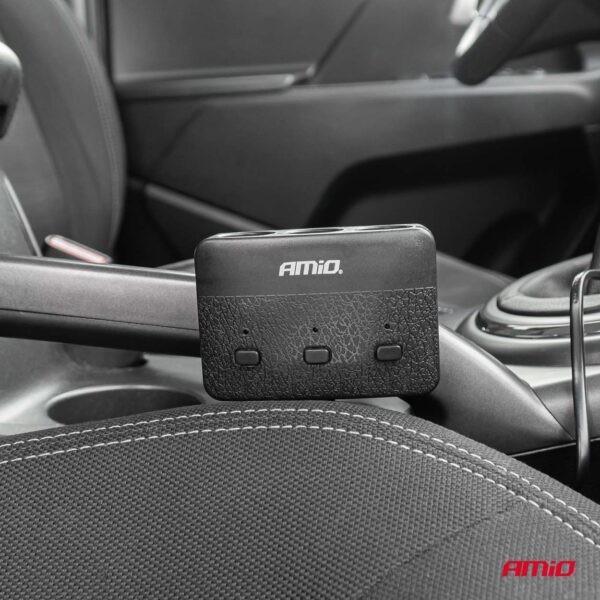 Amio ΑΝΤΑΠΤΟΡΑΣ ΑΝΑΠΤΗΡΑ 12/24V 100W ΜΑΥΡΟΣ/3 ΘΕΣΕΙΣ/2xUSB-A /ΚΟΥΜΠΙ ON-OFF/ΕΝΔΕΙΞΗ LED/ΚΑΛΩΔΙΟ 70cm AMIO - 1 Τεμ. - Image 3