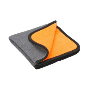 Lampa Lampa - Πανάκι για καθάρισμα - γυάλισμα - στέγνωμα με Microfibre (Μικροΐνες) Διπλής Όψης Premium (40x40 cm) - Γκρι / Πορτοκαλί - 1 τεμ. (L3716.5)