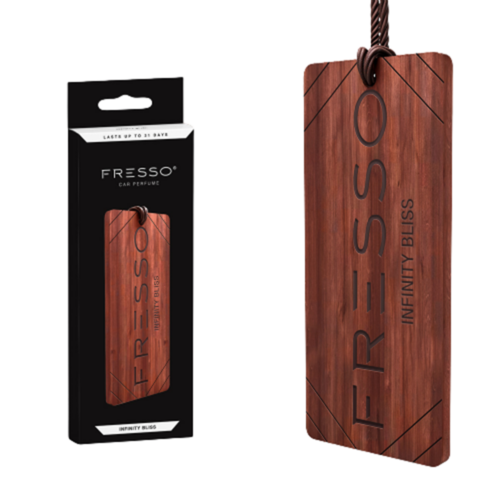 Fresso Fresso – Ξύλινο Κρεμαστό Αρωματικό Αυτοκινήτου Infinity Bliss – 1 τεμ. (390464/FRE)