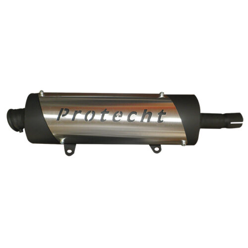 AMC AMC – Εξάτμιση Scooter SYM GTS EVO 250/300cc Οβάλ Μαύρο- inox protecht -1 TEM. (EX.MOT.118)