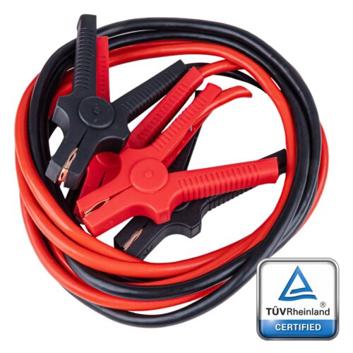 Amio Amio – Καλώδια Φόρτισης Μπαταρίας (Ρευματοδότες) τάση λειτουργίας 12-24V ένταση ρεύματος 350A μήκος 3,5m με πιστοποίηση TUV για Επιβατικά Αυτοκίνητα και Φορτηγά – 1 σετ (04594/AM)