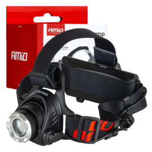 Amio Amio - Φακός Κεφαλής Εργασίας τύπου T6 LED χωρητικότητα μπαταρίας 3600mAh - 1 τεμ. (04664/AM)