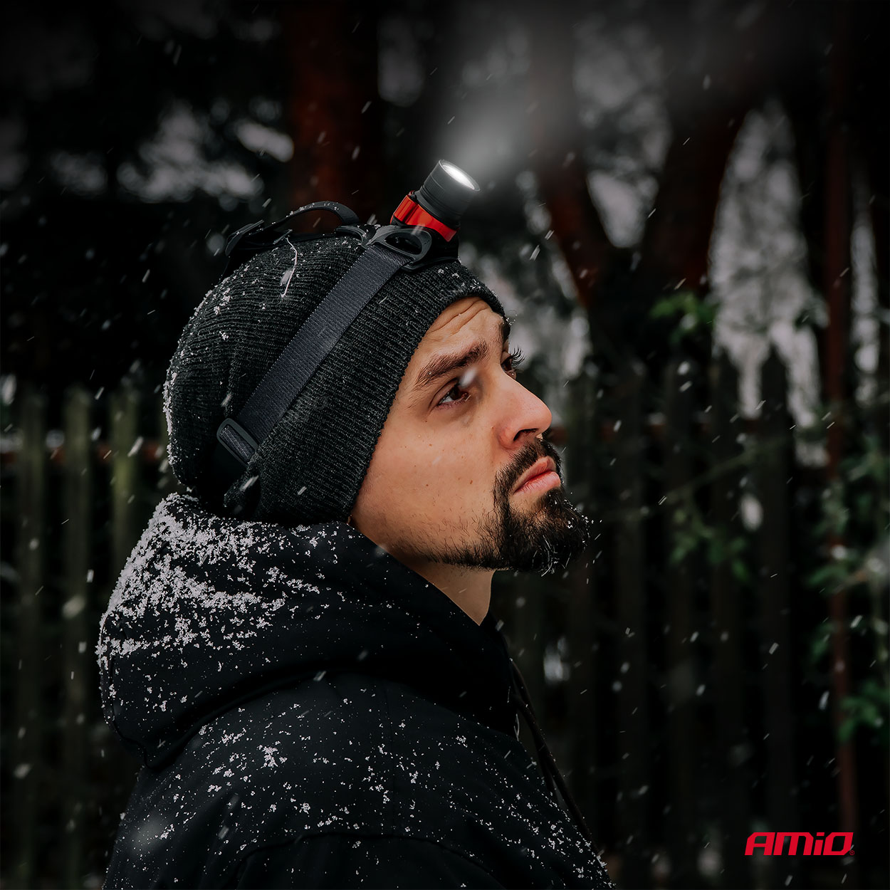 Amio Amio - Φακός Κεφαλής Εργασίας τύπου T6 LED χωρητικότητα μπαταρίας 3600mAh - 1 τεμ. (04665/AM) - Image 2