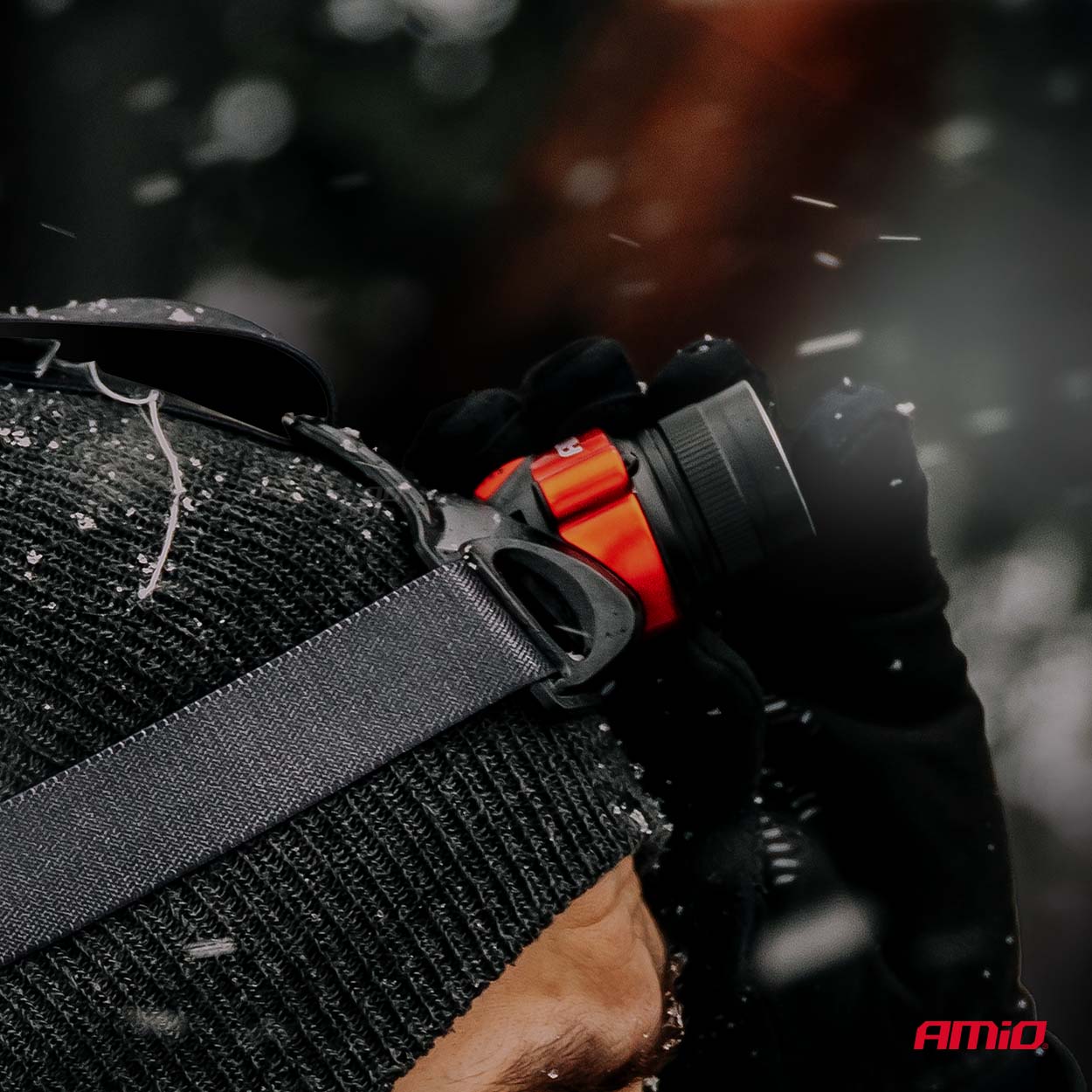 Amio Amio - Φακός Κεφαλής Εργασίας τύπου T6 LED χωρητικότητα μπαταρίας 3600mAh - 1 τεμ. (04665/AM) - Image 3