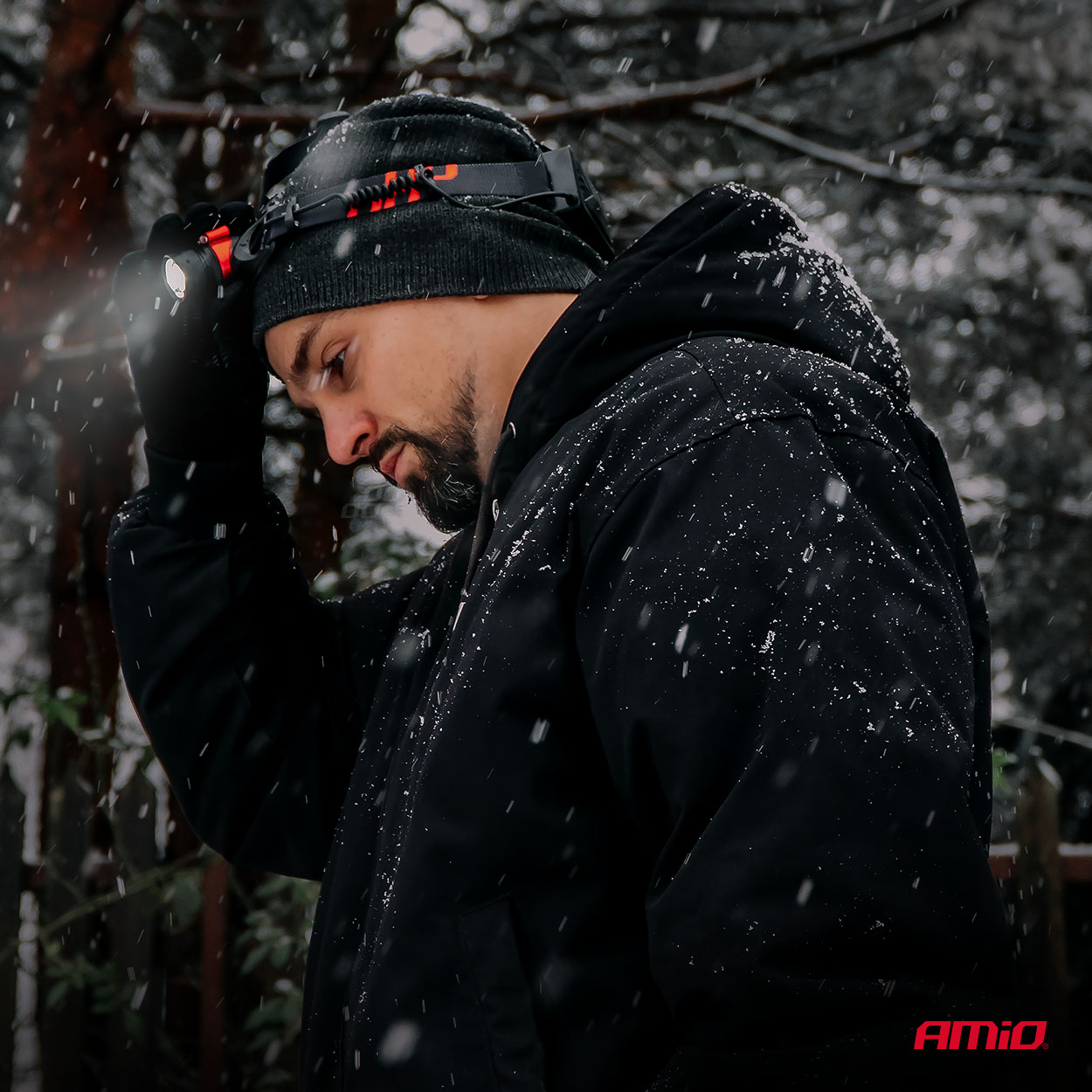 Amio Amio - Φακός Κεφαλής Εργασίας τύπου T6 LED χωρητικότητα μπαταρίας 3600mAh - 1 τεμ. (04665/AM) - Image 4